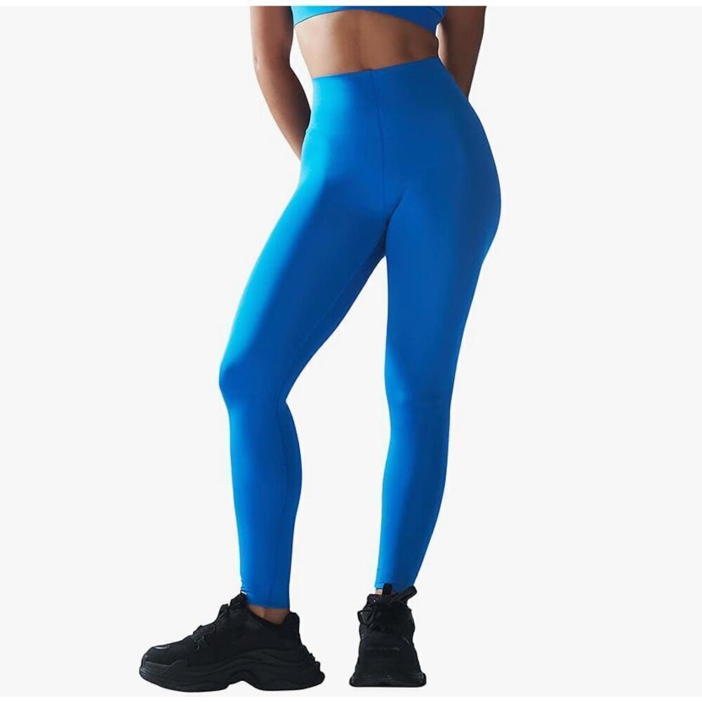 Savage X Fenty Hotline High Rise Leggings Womens Size 4-6 Blue NEW - Picture 4 of 13